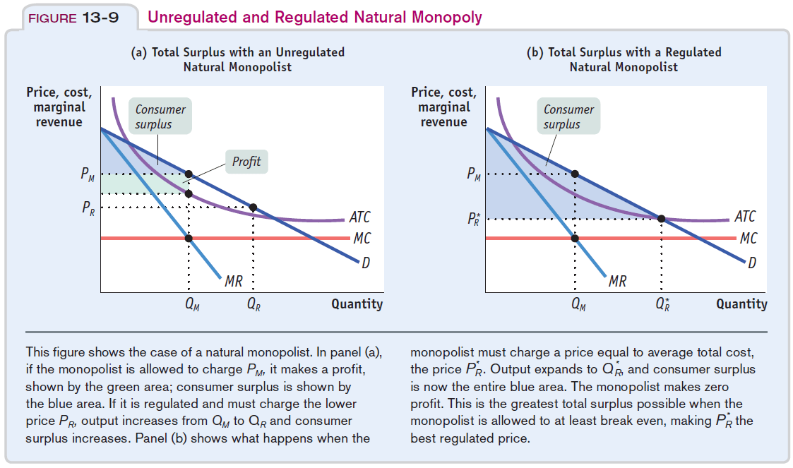 regulated monopoly graph